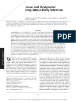 Vibration Exposure and Biodynamic Responses During Whole-Body Vibration Training