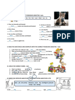 Possessive Adjectives Practice