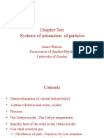 Chapter Ten Systems of Interaction of Particles: Aman Wassie, Department of Applied Physics University of Gondar