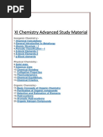 XI Chemistry Chapterwise Advanced Study Material