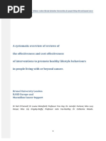 A systematic overview of reviews of the effectiveness and cost effectiveness of interventions to promote healthy lifestyle behaviours in people living with or beyond cancer.pdf