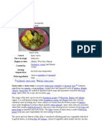 Sayur Asem: Course Place of Origin Region or State Created by Serving Temperature Main Ingredients