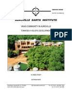 Vikas Community in Auroville Towards A Holistic D..Pments A.satprem 2000