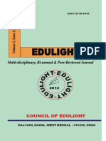 EDULIGHT Volume - 3, Issue - 5, May 2014
