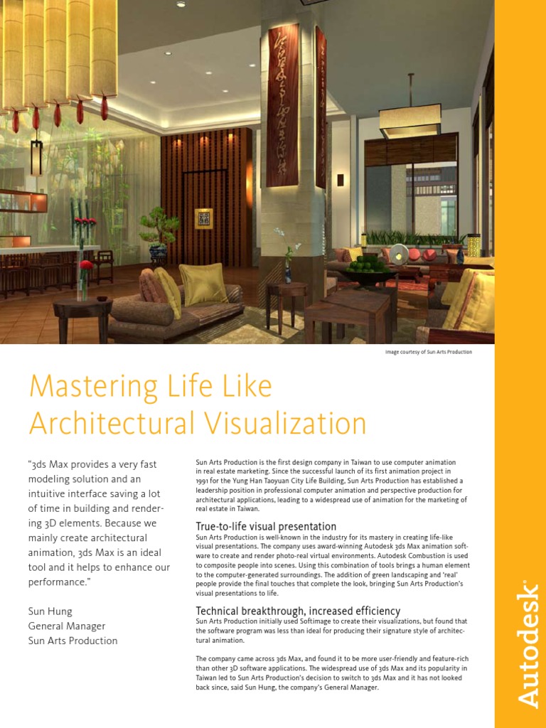 Mastering Lifelike Architectural Visualization PDF | PDF | Autodesk 3ds ...