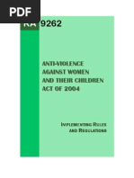 Download RA 9262 Violence against Women and Children with IRR by Ray Gilberto Espinosa SN35095384 doc pdf