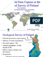 Digital Field Data Capture at The Geological Survey of Finland