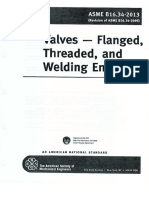 Asme b16.34 - 2013 Valves-Flanged, Thread, and Welding End