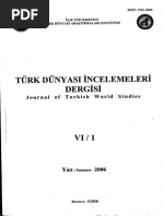 Türk Dünyası İncelemeleri