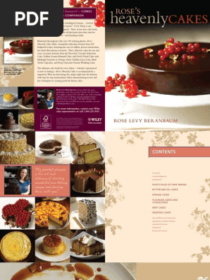 The Heavenly Cakes by Rose | PDF | Cakes | Mixer (Cooking)