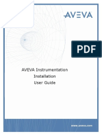 AVEVA Instrumentaion Installation User Guide PDF