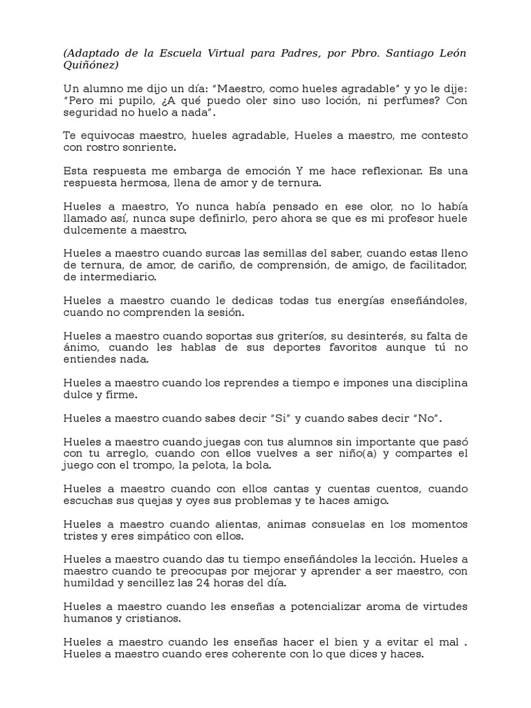 Hueles A Maestro | PDF