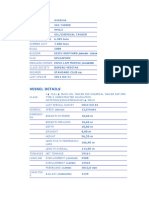 Vessel Details: 9449546 565 743000 9VCL3 Oil/Chemical Tanker