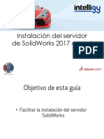Paso 1 Instalacion Servidor Solidworks 2017 Red
