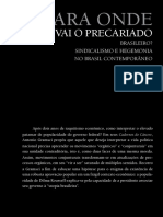 BRAGA, Ruy. Para onde vai o precariado brasileiro - Sindicalismo e hegemonia no Brasil contemporâneo.pdf