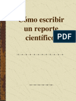 Como Hacer Un Reporte Cientifico