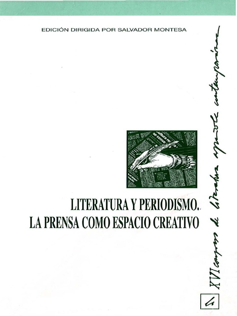 Literatura y Periodismo La Prensa Como Espacio Creativo PDF Era de iluminacion Publicación