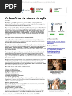 Os benefícios da máscara de argila _ Cuidados com a pele (chinês simplificado).pdf