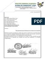 Carta de Aceptacion