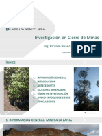 Jm16022017 Investigaciones en Cierre de Minas La Zanja