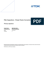 Film Capacitors - Power Factor Correction