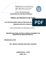 Perfil de Proyecto Unprg Maestria