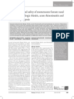 Efficacy and Safety of Mometasone Furoate Nasal Spray in Allergic Rhinitis Acute Rhinosinusitis and Nasal Polyposis PDF