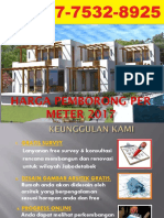 Harga Borongan Rumah Per Meter Persegi 2017