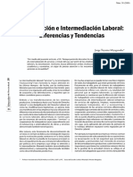 Tercerización e Intermediación Laboral Diferencias y Tendencias - Jorge Toyama Miyagusuku