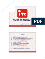 Curso de Opus 2014: Cómo crear y configurar un presupuesto en Opus