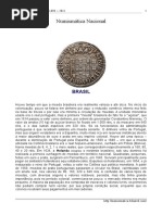 (coins)(brasil) numismática nacional 1694 ~ 2011