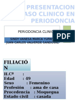 Caso CLINICO Periodoncia II