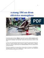 -EHang 184 Un Dron Eléctrico Monoplaza