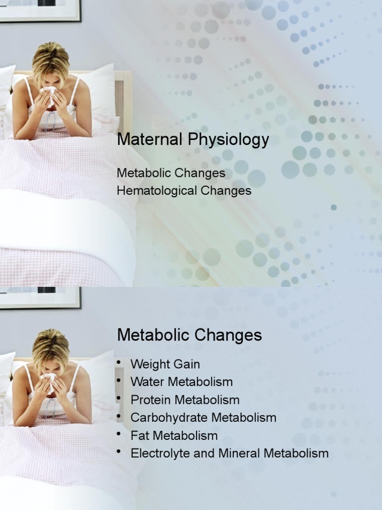 Metabolic Changes During Pregnancy | PDF | Adipose Tissue | Pregnancy