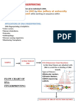 Dna Fingerprinting: This Technique Was Devised in by While Working On Sequence Within