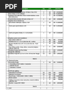 NO Description Qty Unit Unit Price: Total A