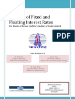 Analysis of Fixed and Floating Interest Rates