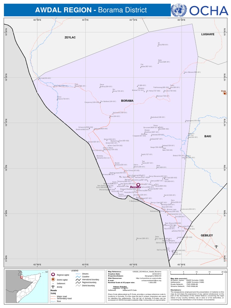 Awdal Region Map Overview | PDF | Navigation | Information Science
