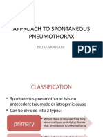 Classification and Management of Spontaneous Pneumothorax
