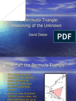 The Bermuda Triangle: Reasoning of The Unknown