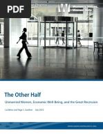 Download The Other Half Unmarried Women Economic Well-Being and the Great Recession by Center for American Progress SN35102055 doc pdf
