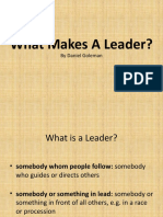 What Makes A Leader?: by Daniel Goleman