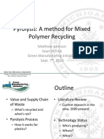 Pyrolysis of Mixed Polymers Review