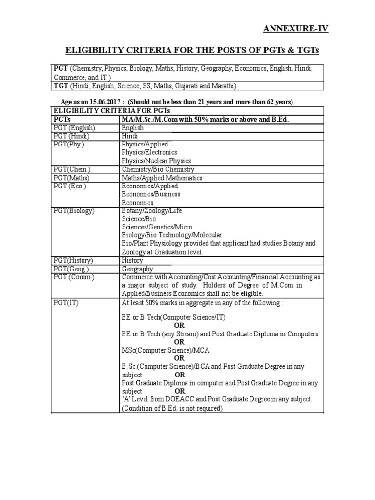 Annex iv eligibility criteria 2017 download free pdf diploma