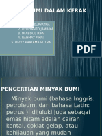 Minyak Bumi Dalam Kerak Bumi