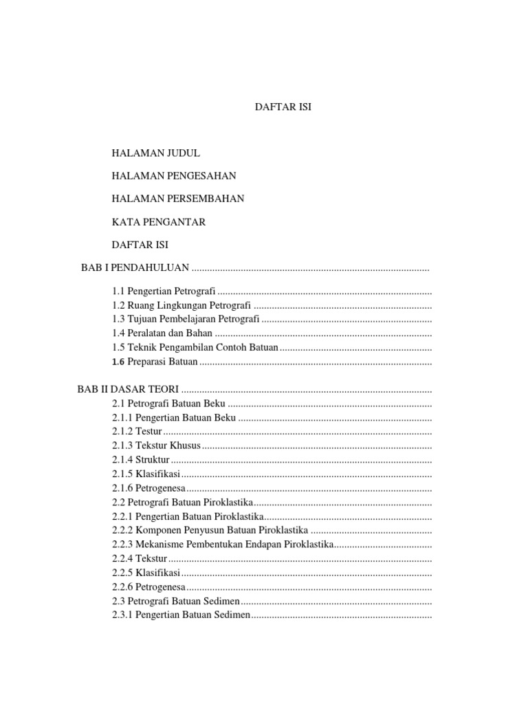 Daftar Isi