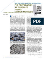 Guide For The Preparation of Concrete Surfaces For Repair Using Hydrodemolition Methods