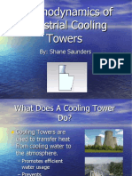 Thermodynamics of Industrial Cooling Towers