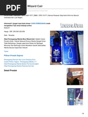 Perangsang Blue Wizard Cair Pdf