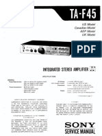 Hfe Sony Ta-F45 Service